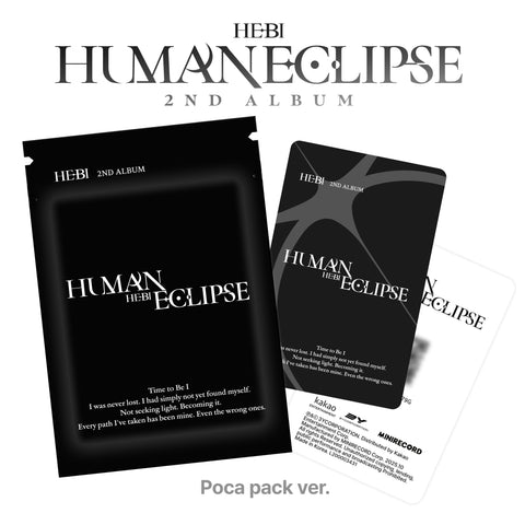 Hebi - 2nd Mini Album Human Eclipse Poca pack version
