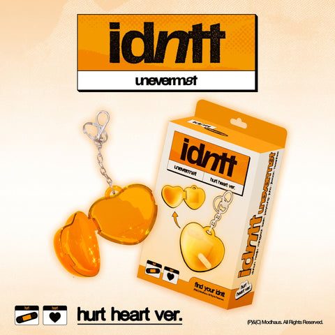 idntt - 1st Mini Album unevermet hurt heart version