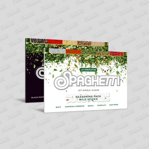 [EXCLUSIVE POB] LE SSERAFIM - SPAGHETTI [Weverse Albums ver.] + Pre-Order Gift