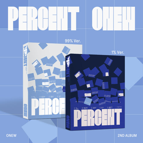 Onew - Vol.2 Percent Photobook version CD