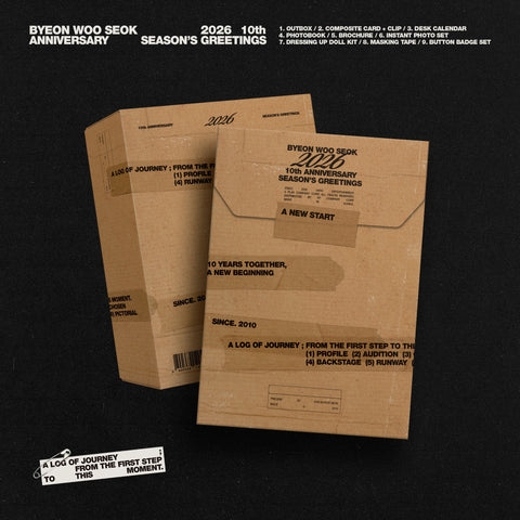 BYEON WOO SEOK 2026 10th ANNIVERSARY SEASON'S GREETINGS + Pre-Order Gift