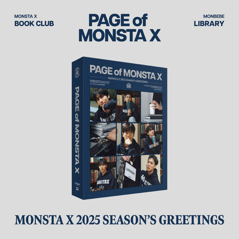 [EXCLUSIVE POB] MONSTA X 2025 Season’s Greetings [PAGE of MONSTA X]