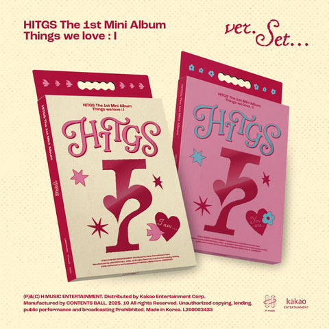 Hitgs - 1st Mini Album Things we love : I CD