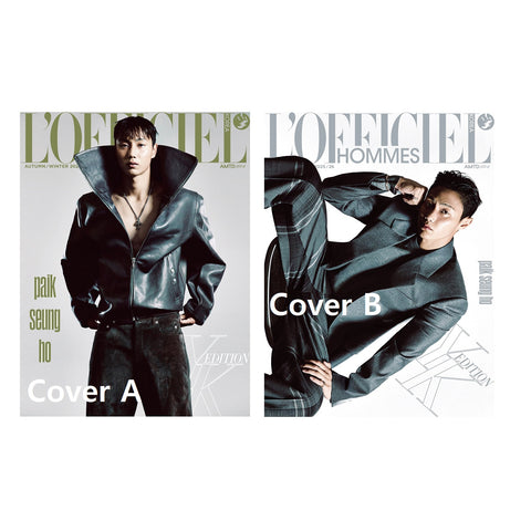 L'officiel Hommes YK Edition Korea Magazine AUTUMN/WINTER ISSUE Paik Seung-ho