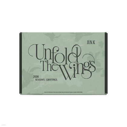 JUN. K 2026 SEASON'S GREETINGS [Unfold The Wings] + Pre-Order Gift