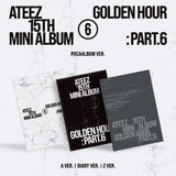 [KQSHOP EXCLUSIVE POB] ATEEZ - GOLDEN HOUR : Part.6 [Digipack Unit 4 ver. SET] +PO Benefit