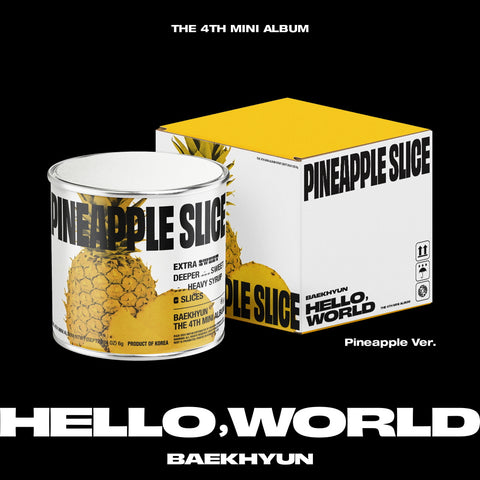 BAEKHYUN EXO - Hello, World [Pineapple Ver.] First Press Limited Edition