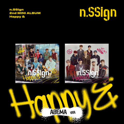 n.SSign - 2nd Mini Album Happy & [ABEMA ver.]