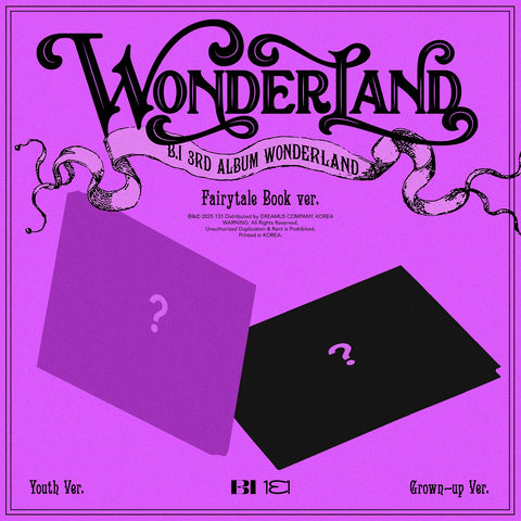 B.I - Vol.3 WONDERLAND [Fairy tale Ver] CD