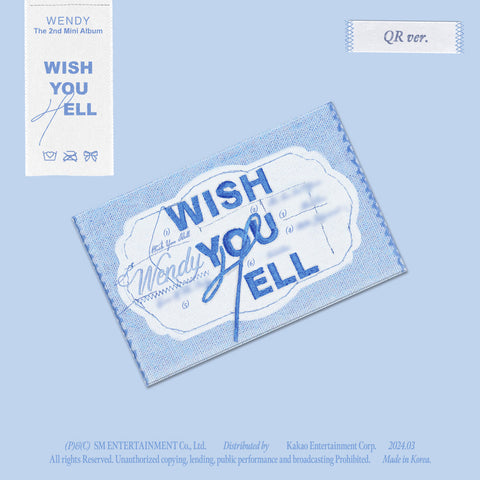 WENDY RED VELVET - 2nd Mini Album Wish You Hell QR version