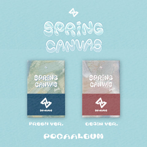 SEVENUS - 1st Mini Album Spring Canvas Pocaalbum