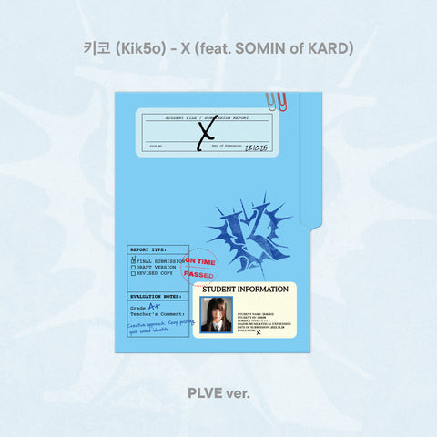 Kik5o - X (feat. SOMIN of KARD) PLVE Album CD
