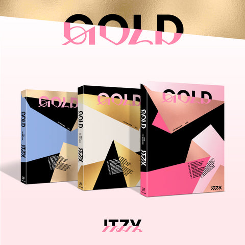 [Exclusive POB] ITZY - Gold CD+Pre-Order Gift+Extra Photocards Set