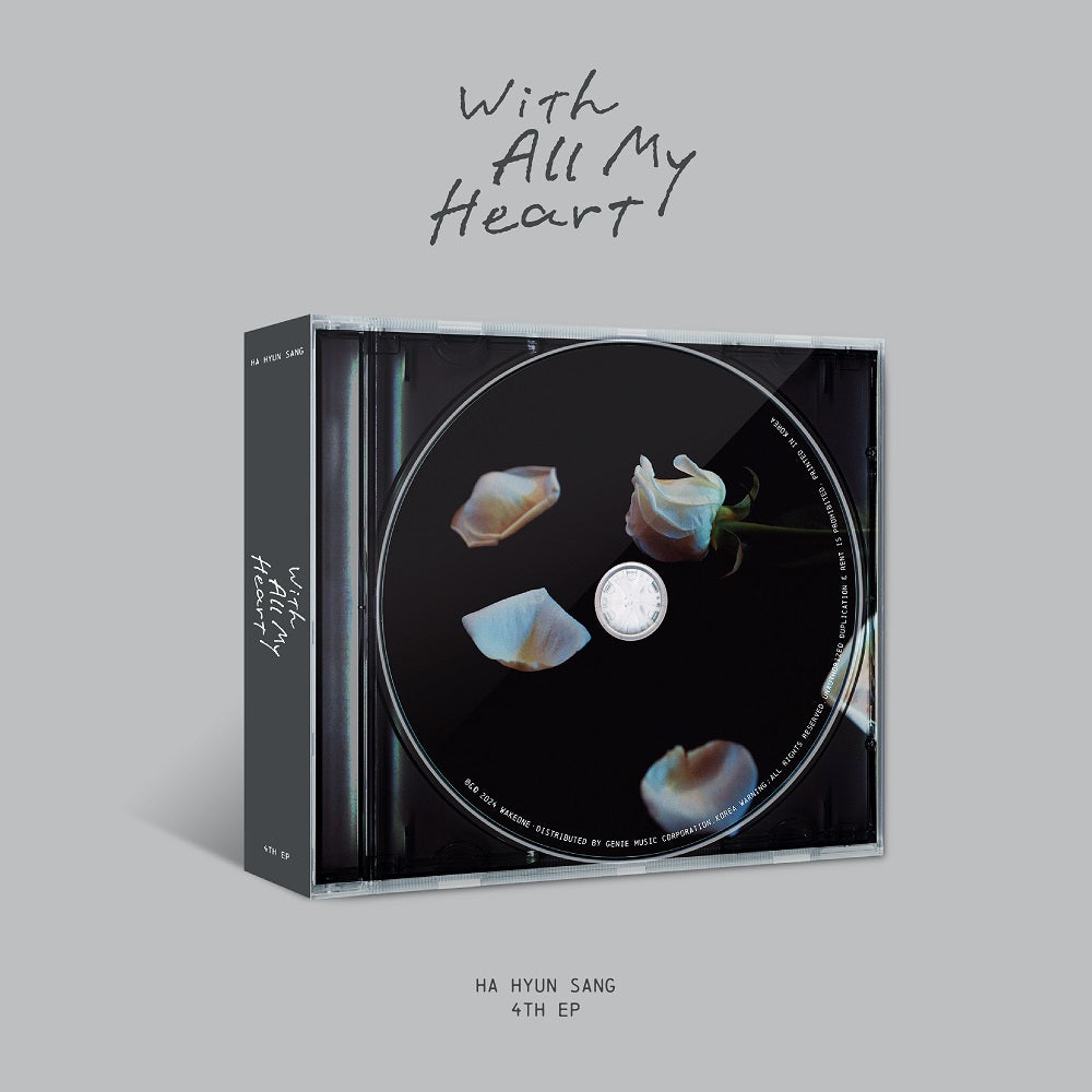 韓流バラード (戀歌)  4枚組  CD HA HYUN SANG - 4th EP With All My Heart CD – KPOP MARKET