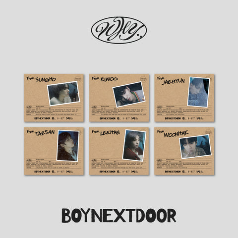 BOYNEXTDOOR - 1st EP WHY Letter ver. CD