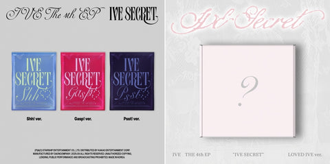 [EXCLUSIVE POB] IVE - IVE SECRET 4th EP Album+Pre-Order Gift