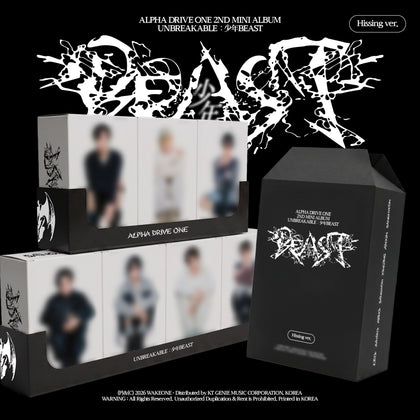 ALPHA DRIVE ONE - 2nd Mini Album UNBREAKABLE : 少年BEAST MINI CD