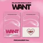 Solar - 2nd Single Album WANT [POCAALBUM Ver.]