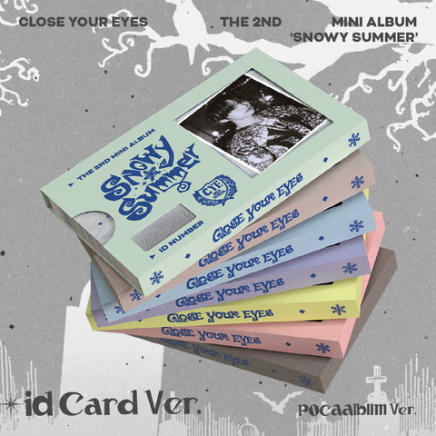 CLOSE YOUR EYES - Snowy Summer [ID Card Ver.] POCAALBUM