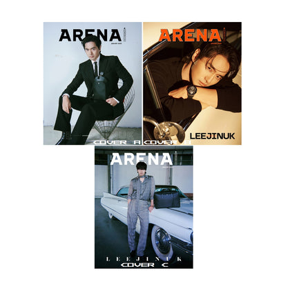 Arena Korean Magazine January 2025 Lee Jin Uk + 3 Folded Posters