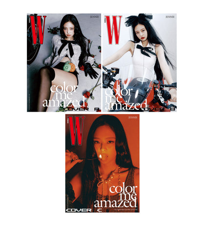 W Magazine Korea Nov 2024 Jennie Black-pink