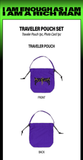 [PRE-ORDER] aespa WEEK Rich Man POP-UP Official MD - TRAVELER POUCH SET