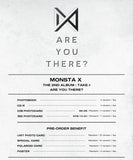 MONSTA X - Vol.2 Take.1 Are You There? (Random ver.) CD