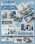 KickFlip - 2nd Mini Album Kick Out, Flip Now! CD+Pre-Order Gift+Folded Poster