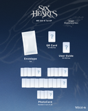 WE GO-6 - 1st Mini Album SIX HEARTS Angel PhotoCard QR ver.