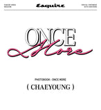 Esquire Photobook : Once More Chaeyoung Twice+Pre-Order Gift