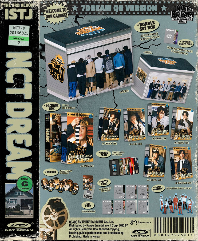 国内流通正規品 NCT DREAM ISTJ Japan ver poster ver set - CD
