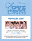 Monsta X 2026 Season's Greetings Love Formula Monbebe+Pre-Order Gift