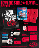 Nowz - 3rd Single Album Play Ball General version CD+Folded Poster