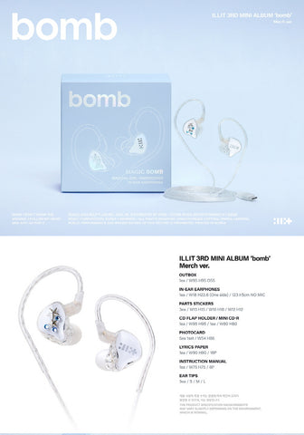 2nd PRE-ORDER] ILLIT - 3rd Mini Album bomb [Merch ver
