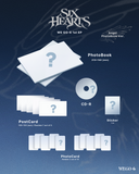 WE GO-6 - 1st Mini Album SIX HEARTS Angel PhotoBook ver. CD