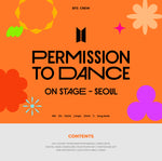 BTS - Permission to Dance On Stage - Seoul Digital Code+Extra Photocards Set