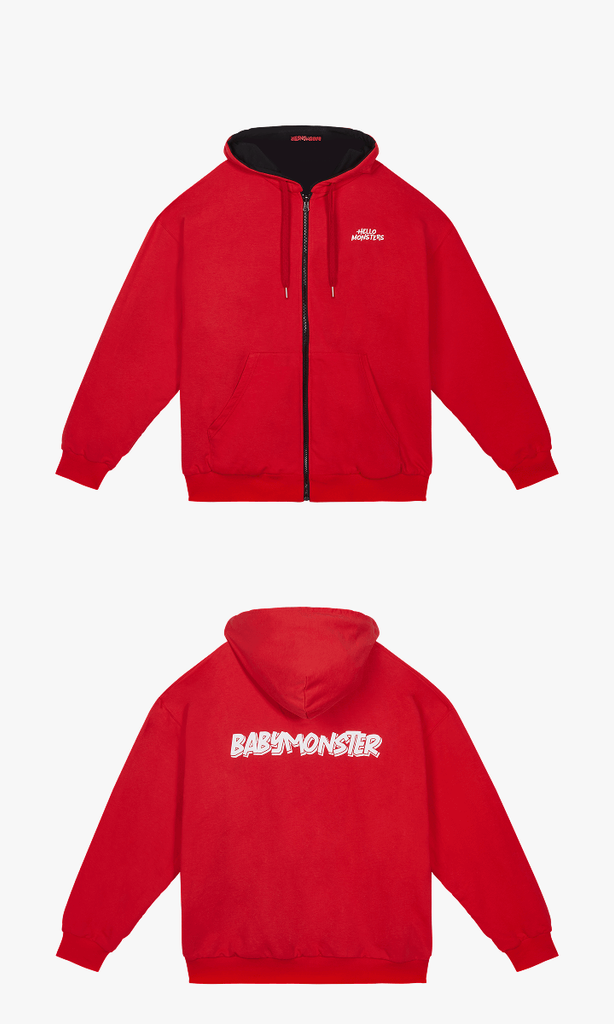 BABYMONSTER HELLO MONSTERS TOUR Official MD - REVERSIBLE LOGO ZIP BABYMONSTER HELLO MONSTERS TOUR Official MD - REVERSIBLE LOGO ZIP