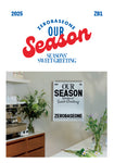 Zerobaseone 2025 Season's Greetings OUR Season Wall Calendar version