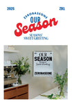 Zerobaseone 2025 Season's Greetings OUR Season Wall Calendar version