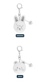 [PRE-ORDER] Stray Kids - World Tour <dominATE : celebrATE> Official MD - SKZOO FACE KEYRING SILVER Ver.