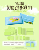 [EXCLUSIVE POB] Yuna - 1st Mini Album Ice Cream Icecream version CD+Pre-Order Gift