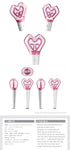 GIRLS' GENERATION SNSD - Official Fanlight Light Stick + 1 RANDOM PHOTOCARD