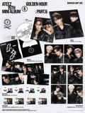 [KQSHOP EXCLUSIVE POB] ATEEZ - GOLDEN HOUR : Part.6 [Digipack Unit 4 ver. SET] +PO Benefit