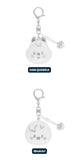 [PRE-ORDER] Stray Kids - World Tour <dominATE : celebrATE> Official MD - SKZOO FACE KEYRING SILVER Ver.