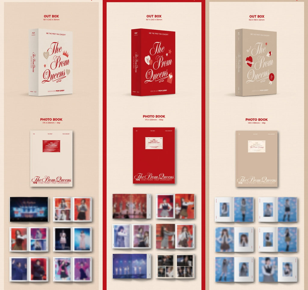 IVE - IVE THE FIRST FAN CONCERT The Prom Queens DVD +KIT VIDEO +Blu-ra –  KPOP MARKET [Hanteo & Gaon Chart Family Store]