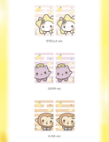 [PRE-ORDER] Hearts2Hearts 2nd Mini Album [LEMON TANG] Official MD - CARD COVER STICKER SET