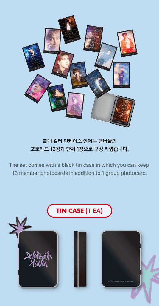 SEVENTEEN - SEVENTEENTH HEAVEN OFFICIAL MD [Instant PhotoCard Set SEVENTEEN - SEVENTEENTH HEAVEN OFFICIAL MD [Instant PhotoCard Set