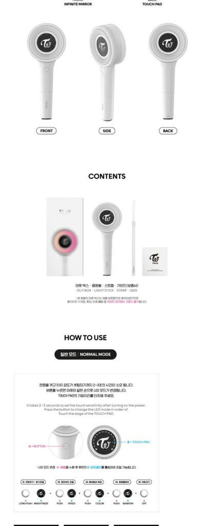 TWICE - OFFICIAL LIGHT STICK VOL. 3 CANDYBONG ∞ INFINITY BLUETOOTH ONC –  KPOP MARKET [Hanteo & Gaon Chart Family Store]