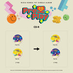 NiziU - Korea 1st Single Album Press Play CD+Pre-Order Benefit