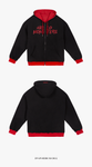 BABYMONSTER HELLO MONSTERS TOUR Official MD - REVERSIBLE LOGO ZIP-UP HOODIE